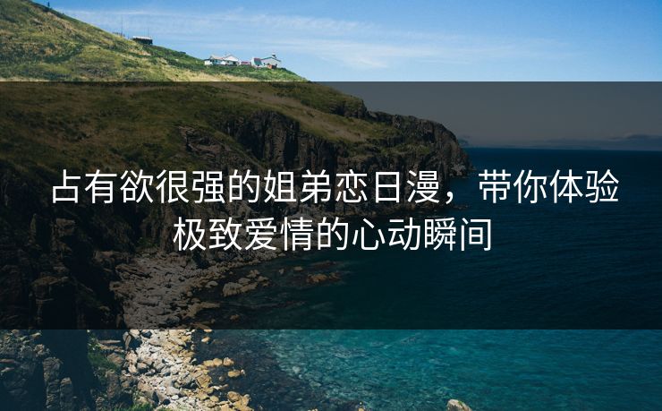 占有欲很强的姐弟恋日漫，带你体验极致爱情的心动瞬间