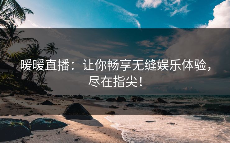 暖暖直播：让你畅享无缝娱乐体验，尽在指尖！